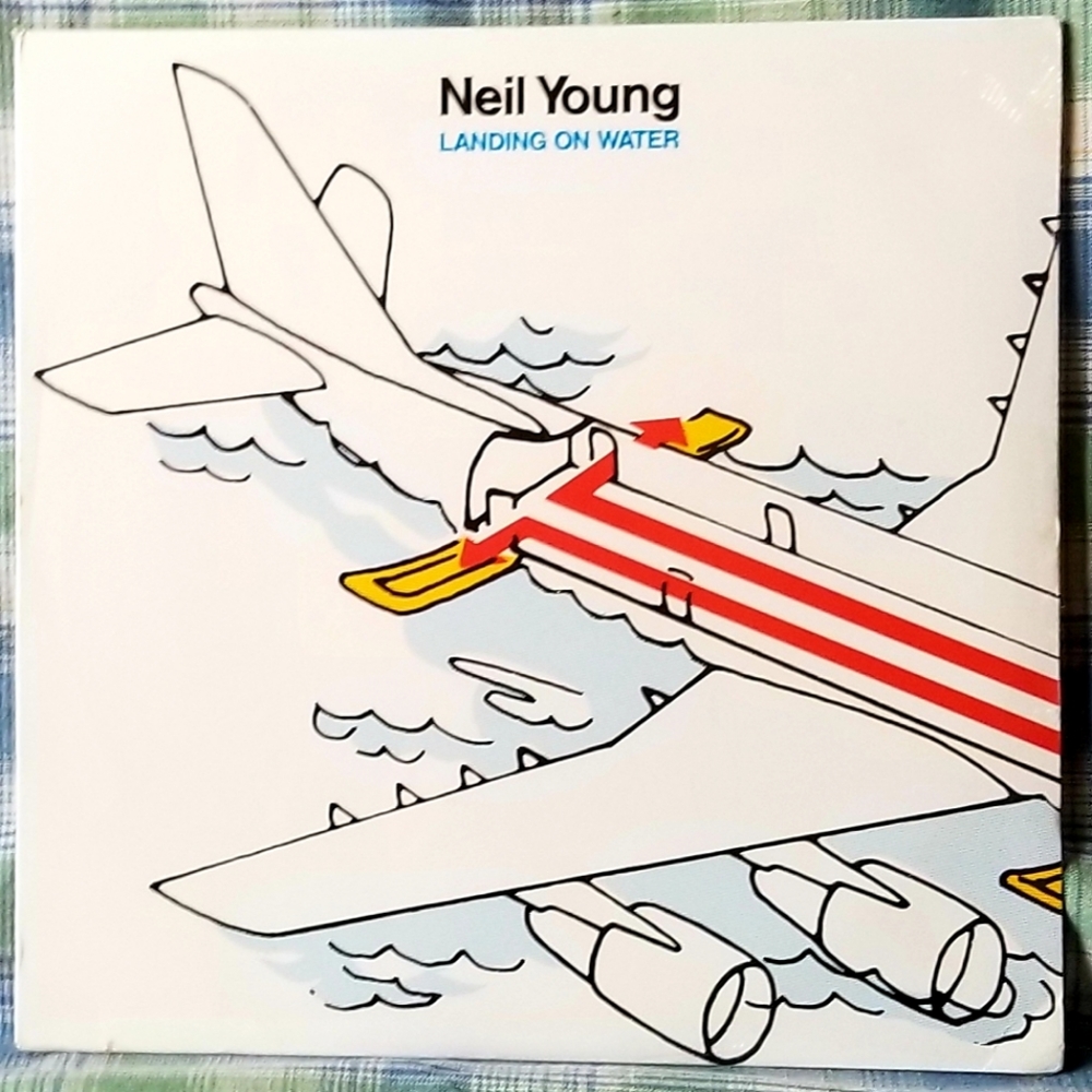 "MINT" Record-Neal Young-Landing On Water Album